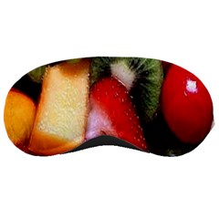 Fruits, Food, Green, Red, Strawberry, Yellow Sleep Mask by nateshop