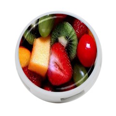 Fruits, Food, Green, Red, Strawberry, Yellow 4-port Usb Hub (two Sides) by nateshop