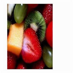 Fruits, Food, Green, Red, Strawberry, Yellow Small Garden Flag (two Sides)