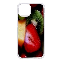 Fruits, Food, Green, Red, Strawberry, Yellow Iphone 14 Tpu Uv Print Case by nateshop