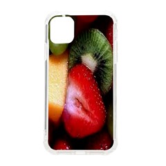 Fruits, Food, Green, Red, Strawberry, Yellow Iphone 11 Tpu Uv Print Case by nateshop
