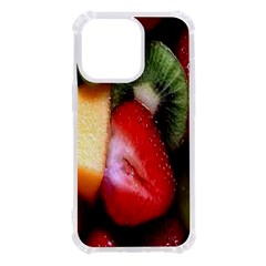 Fruits, Food, Green, Red, Strawberry, Yellow Iphone 13 Pro Tpu Uv Print Case by nateshop