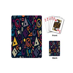 Inspired By The Colours And Shapes Playing Cards Single Design (mini) by nateshop