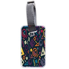 Inspired By The Colours And Shapes Luggage Tag (two Sides) by nateshop