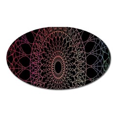 Mandala   Lockscreen , Aztec Oval Magnet by nateshop