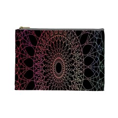 Mandala   Lockscreen , Aztec Cosmetic Bag (large) by nateshop