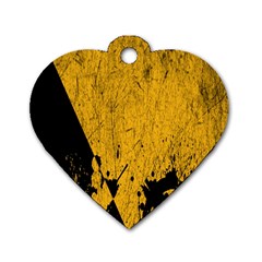 Yellow Best, Black, Black And White, Emoji High Dog Tag Heart (one Side) by nateshop