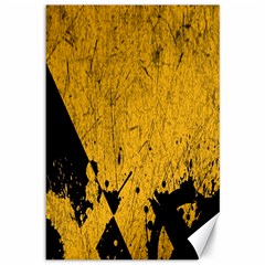 Yellow Best, Black, Black And White, Emoji High Canvas 12  X 18 