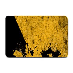 Yellow Best, Black, Black And White, Emoji High Small Doormat by nateshop