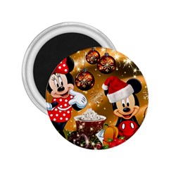 Cartoons, Disney, Merry Christmas, Minnie 2 25  Magnets by nateshop