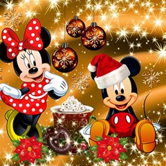 Cartoons, Disney, Merry Christmas, Minnie Play Mat (Square)