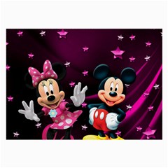 Cartoons, Disney, Mickey Mouse, Minnie Large Glasses Cloth (2 Sides) by nateshop