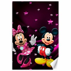 Cartoons, Disney, Mickey Mouse, Minnie Canvas 20  X 30  by nateshop