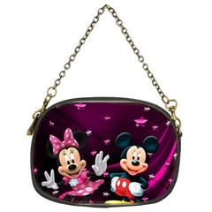 Cartoons, Disney, Mickey Mouse, Minnie Chain Purse (two Sides) by nateshop