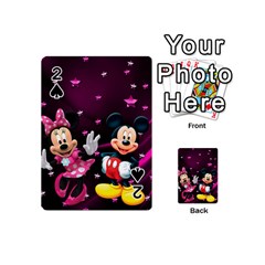 Cartoons, Disney, Mickey Mouse, Minnie Playing Cards 54 Designs (mini) by nateshop