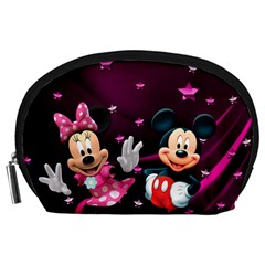 Cartoons, Disney, Mickey Mouse, Minnie Accessory Pouch (large) by nateshop