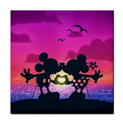 Mickey And Minnie, Mouse, Disney, Cartoon, Love Face Towel by nateshop