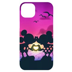 Mickey And Minnie, Mouse, Disney, Cartoon, Love Iphone 14 Plus Black Uv Print Case by nateshop