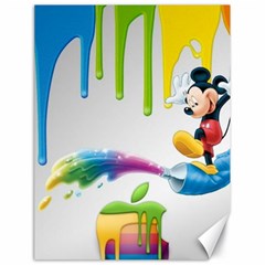 Mickey Mouse, Apple Iphone, Disney, Logo Canvas 18  X 24  by nateshop