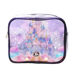 Disney Castle, Mickey And Minnie Mini Toiletries Bag (one Side) by nateshop