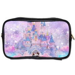 Disney Castle, Mickey And Minnie Toiletries Bag (two Sides) by nateshop