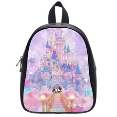 Disney Castle, Mickey And Minnie School Bag (small) by nateshop