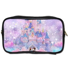 Disney Castle, Mickey And Minnie Toiletries Bag (one Side) by nateshop