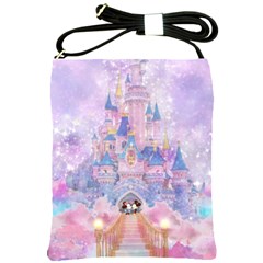 Disney Castle, Mickey And Minnie Shoulder Sling Bag by nateshop