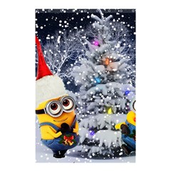 Minions Christmas, Merry Christmas, Minion Christmas Shower Curtain 48  X 72  (small) 