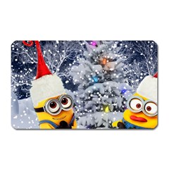 Minions Christmas, Merry Christmas, Minion Christmas Magnet (rectangular) by nateshop