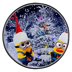 Minions Christmas, Merry Christmas, Minion Christmas Wireless Fast Charger(black) by nateshop