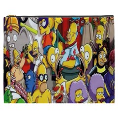 The Simpsons, Cartoon, Crazy, Dope Cosmetic Bag (xxxl) by nateshop