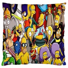 The Simpsons, Cartoon, Crazy, Dope Standard Premium Plush Fleece Cushion Case (one Side) by nateshop