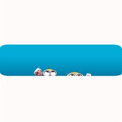 Minions, Blue, Cartoon, Cute, Friends Large Bar Mat by nateshop