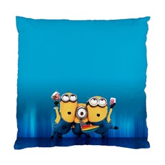 Minions, Blue, Cartoon, Cute, Friends Standard Cushion Case (one Side) by nateshop