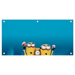 Minions, Blue, Cartoon, Cute, Friends Banner And Sign 4  X 2 