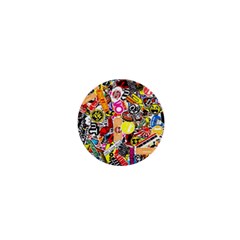 Sticker Bomb, Art, Cartoon, Dope 1  Mini Buttons by nateshop