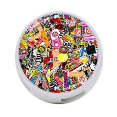 Sticker Bomb, Art, Cartoon, Dope 4-port Usb Hub (one Side) by nateshop