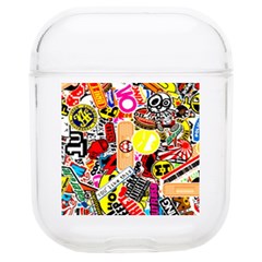 Sticker Bomb, Art, Cartoon, Dope Airpods 1/2 Case