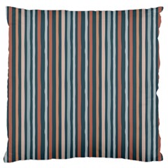 Stripes Large Premium Plush Fleece Cushion Case (one Side) by zappwaits