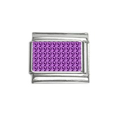 Violet Geometry Italian Charm (9mm) by Sparkle