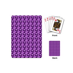Violet Geometry Playing Cards Single Design (mini)