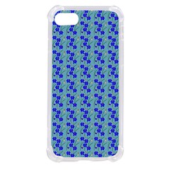 Skyblue Floral Iphone Se by Sparkle