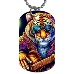 Tiger Rockingstar Dog Tag (two Sides)