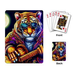 Tiger Rockingstar Playing Cards Single Design (rectangle) by Sparkle