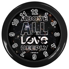 Love Wall Clock (black) by zkgifts