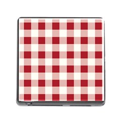 Gingham - 4096x4096px - 300dpi14 Memory Card Reader (square 5 Slot) by EvgeniaEsenina