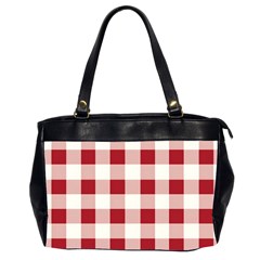 Gingham - 4096x4096px - 300dpi14 Oversize Office Handbag (2 Sides) by EvgeniaEsenina