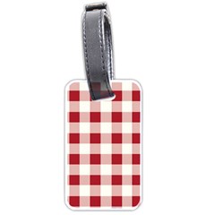 Gingham - 4096x4096px - 300dpi14 Luggage Tag (one Side) by EvgeniaEsenina