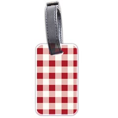 Gingham - 4096x4096px - 300dpi14 Luggage Tag (two Sides) by EvgeniaEsenina